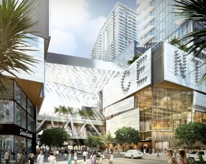 Shoppers at Brickell City Center, opening end of 2015